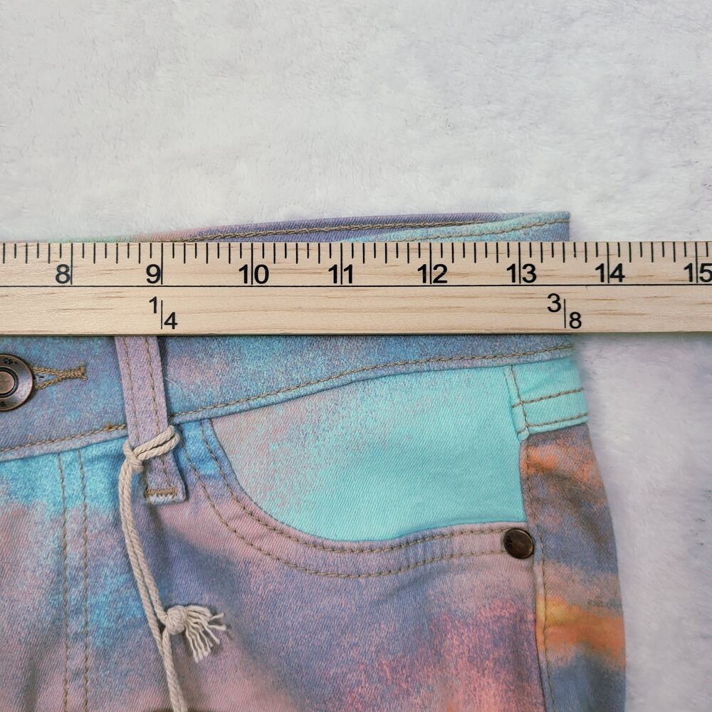 NWT Pistola Dawn Multicolored Denim Cropped Ankle Stretch Skinny Jeans Size 27 - Picture 9 of 12